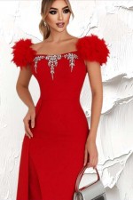 ROCHIE SCURTA CU PENE