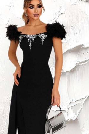 ROCHIE SCURTA CU PENE