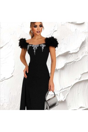 ROCHIE SCURTA CU PENE