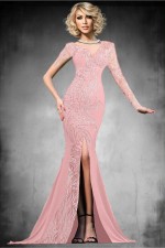 ROCHIE LUNGA ELEGANTA CU DANTELA
