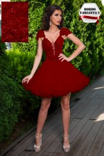ROCHIE BRODERIE CU FLORI