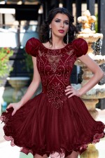 ROCHIE CU BRODERIE SI PAIETE