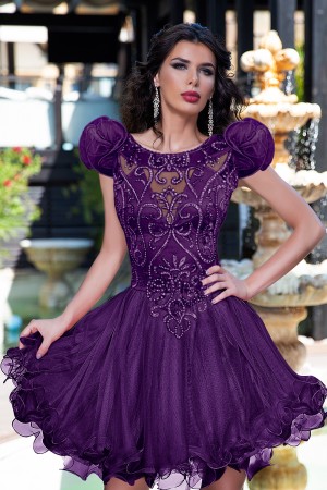 ROCHIE CU BRODERIE SI PAIETE