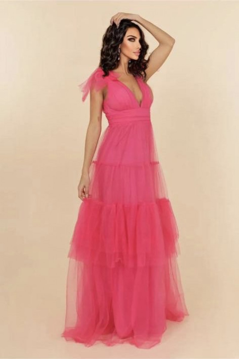 ROCHIE ELEGANTA CU FUNDE UMERI