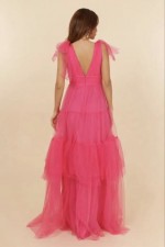 ROCHIE ELEGANTA CU FUNDE UMERI