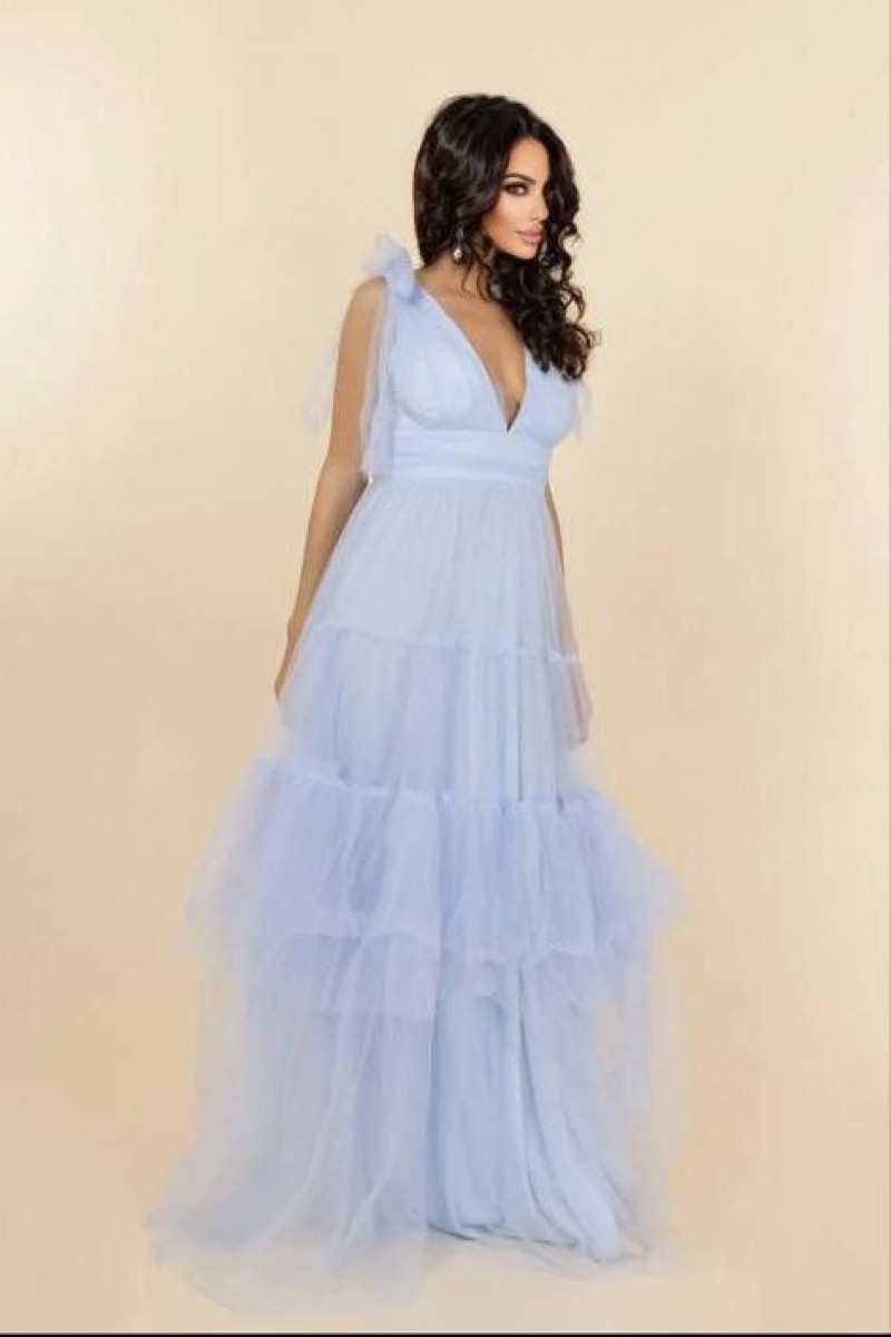 ROCHIE ELEGANTA CU FUNDE UMERI