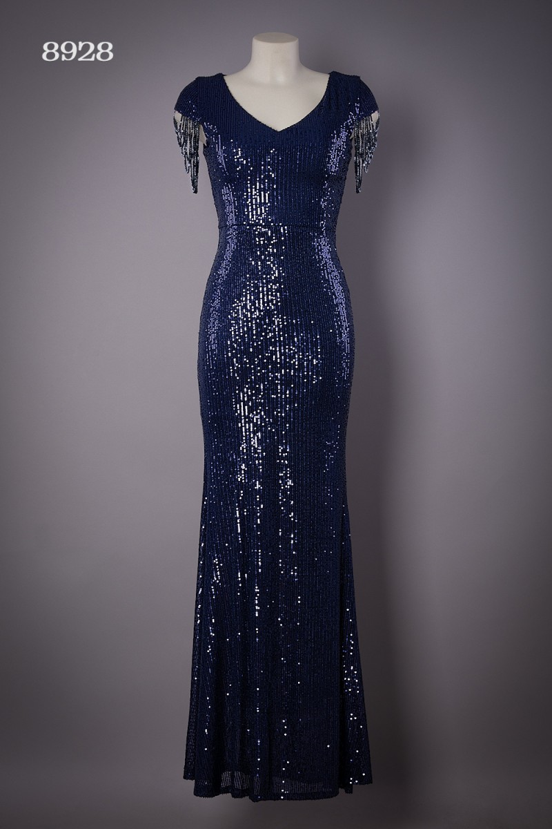ROCHIE DIN PAIETE CU FRANJURI UMERI