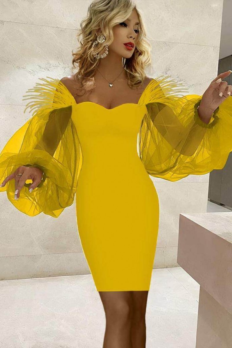ROCHIE CU MANECI TULLE