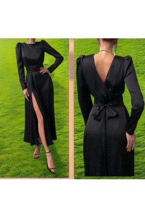 ROCHIE ELEGANTA SATEN CU CADERE