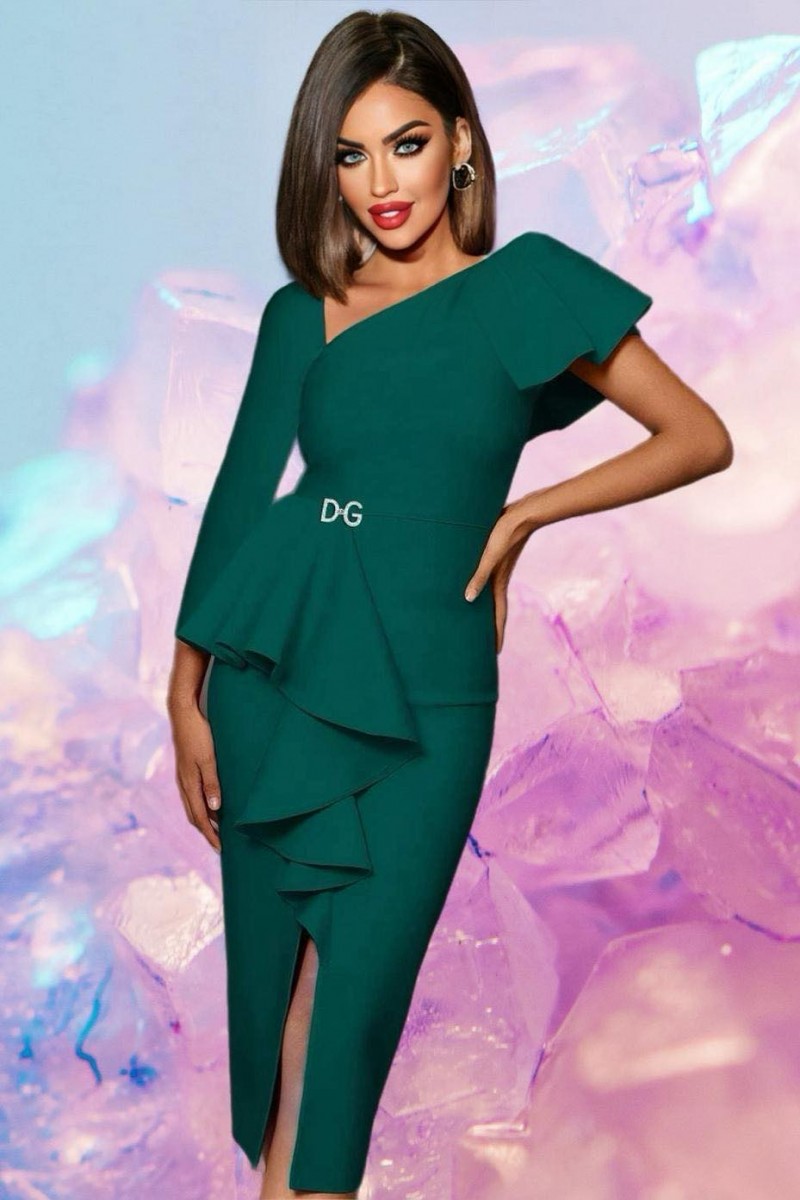 ROCHIE CU ACCESORIU BROSA INCLUS