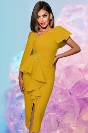 ROCHIE CU ACCESORIU BROSA INCLUS