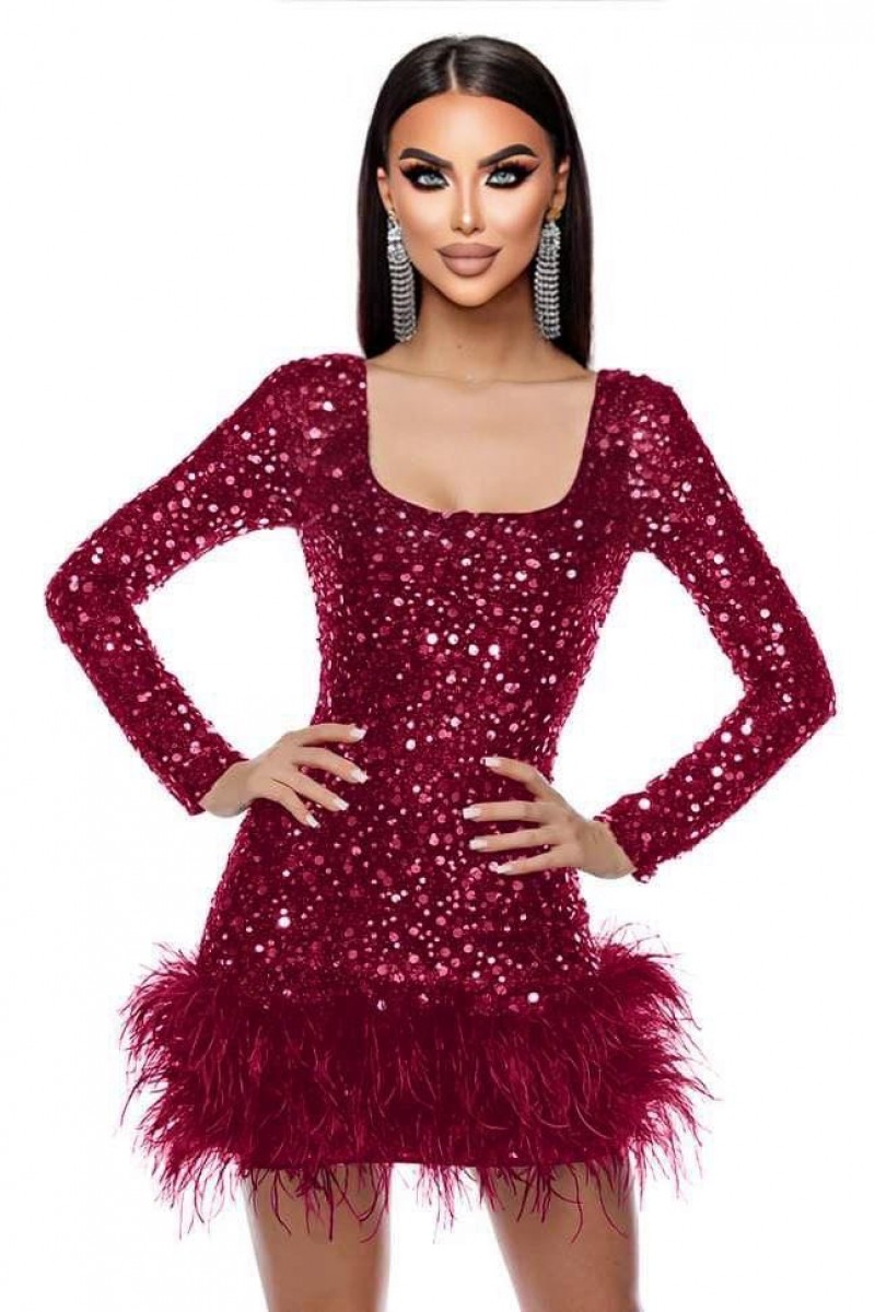 ROCHIE ELEGANTA CU PENE