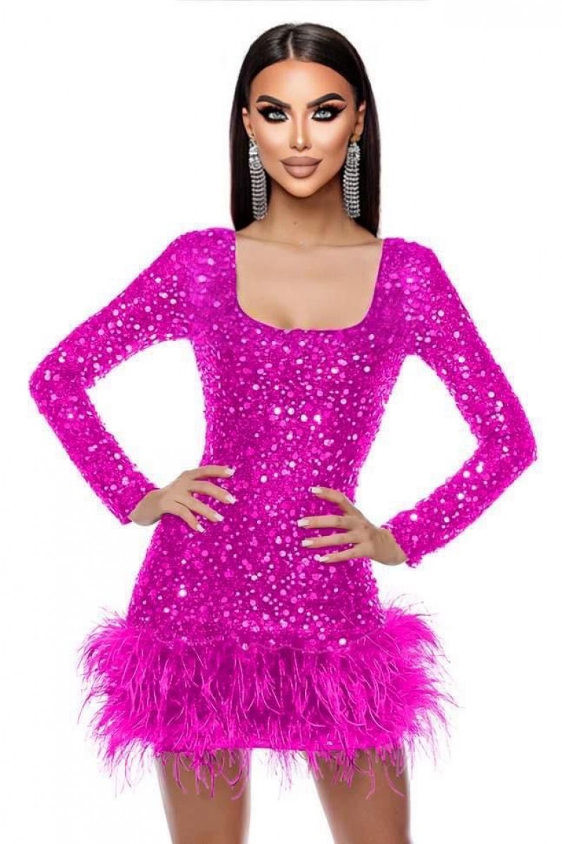 ROCHIE ELEGANTA CU PENE