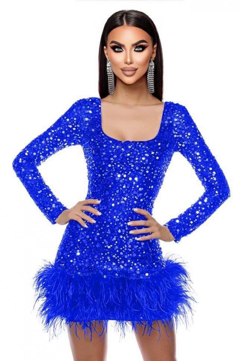ROCHIE ELEGANTA CU PENE