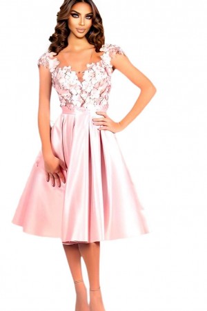 ROCHIE FUSTA CLOS SI BUST FLORI 3D