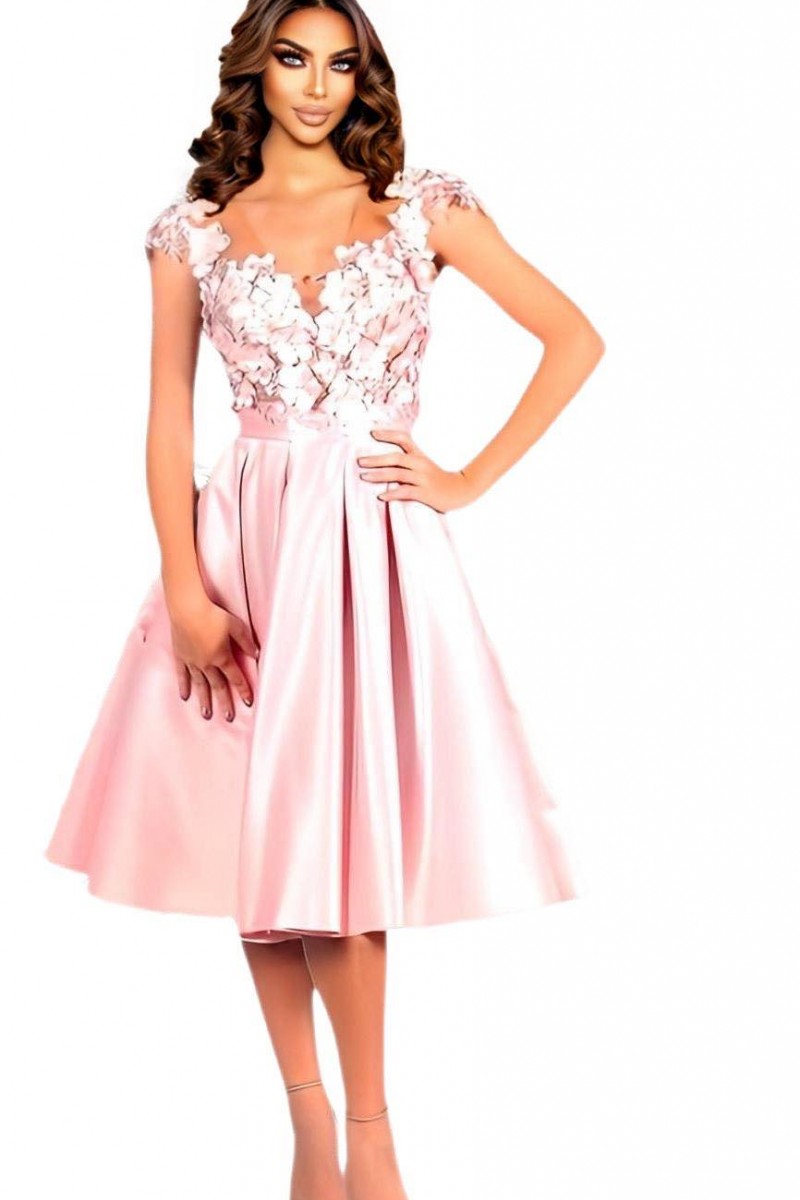 ROCHIE FUSTA CLOS SI BUST FLORI 3D