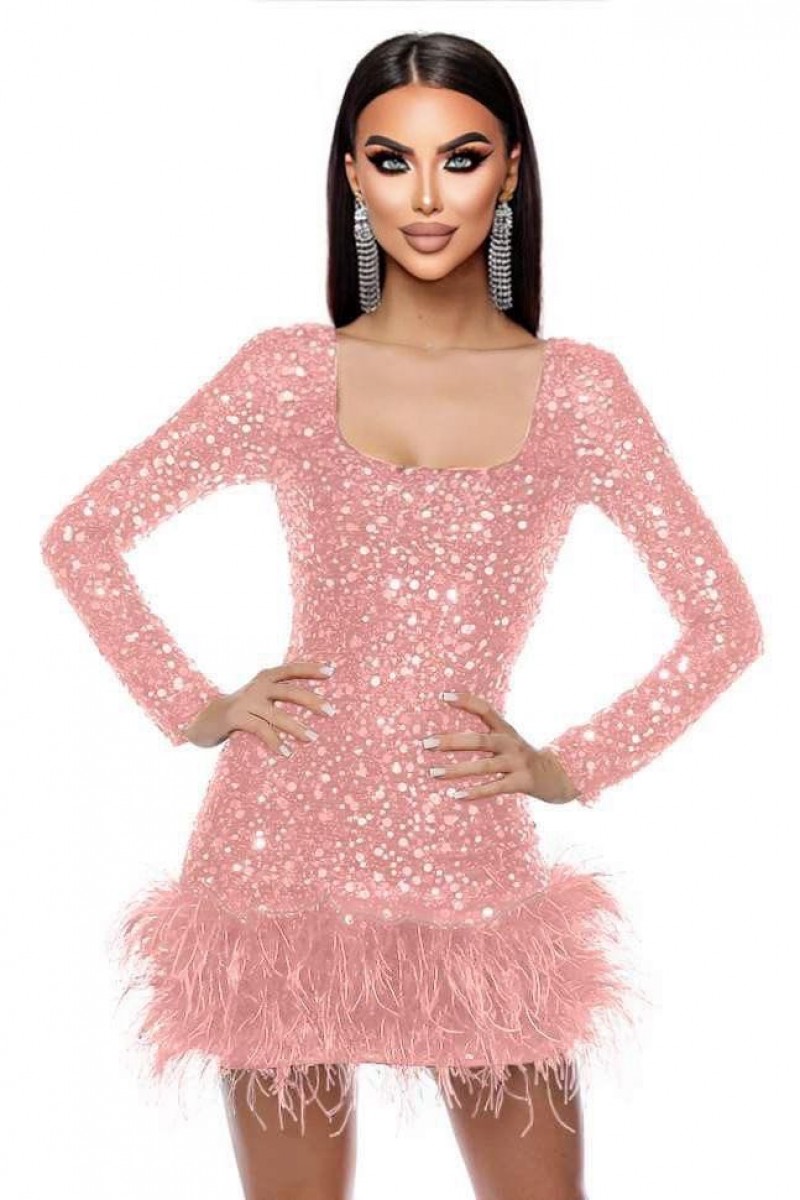 ROCHIE ELEGANTA CU PENE