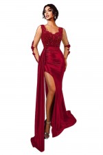 ROCHIE LUNGA ELEGANTA CU DANTELA