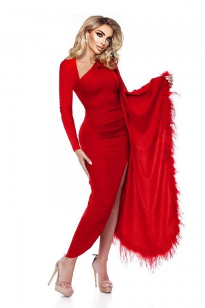 ROCHIE ELEGANTA CU PENE