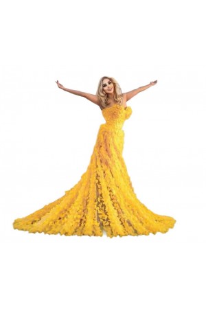 ROCHIE SPECTACULOASA CU FLORI 3D MICI