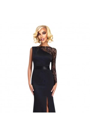 ROCHIE SCURTA CREP SI DANTELA CHANTILY
