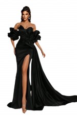 ROCHIE ELEGANTA TAFTA CU MANECA DETASABILA