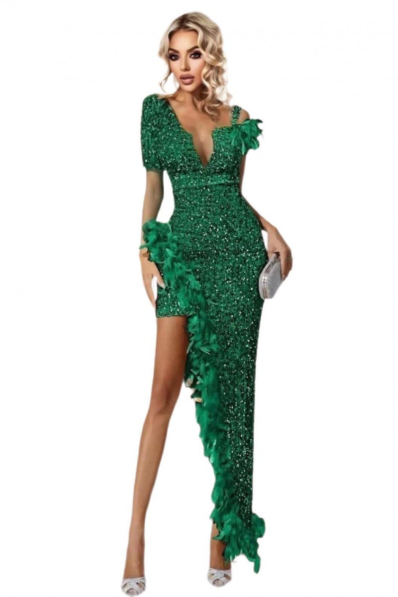 ROCHIE ELEGANTA CU PENE