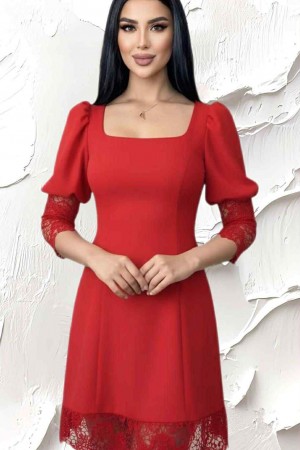 ROCHIE ELEGANTA CREP SI DANTELA CHANTILY ROCHIE ELEGANTA CREP SI DANTELA CHANTILY