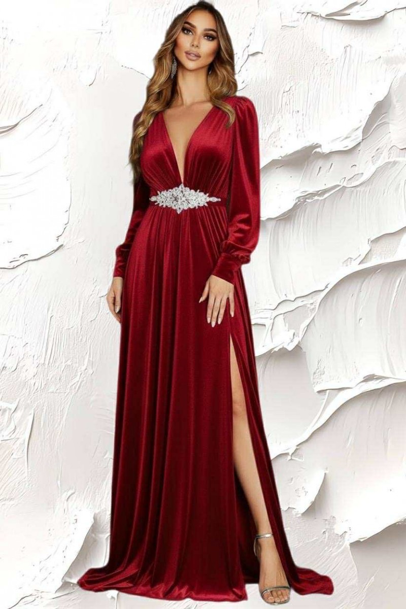 ROCHIE LUNGA ELEGANTA CU ACCESORIU