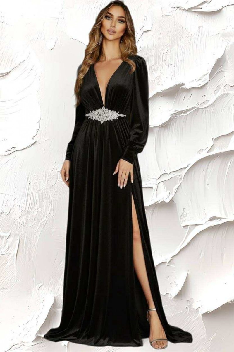 ROCHIE LUNGA ELEGANTA CU ACCESORIU