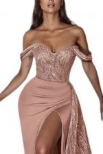ROCHIE ELEGANTA TULLE CU PAIETE