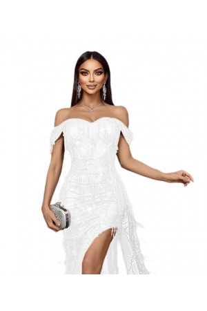 ROCHIE SCURTA CU FRANJURI PAIETE