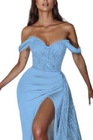ROCHIE ELEGANTA TULLE CU PAIETE