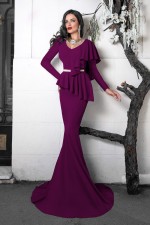 ROCHIE MANECA LUNGA VOLAN TALIE