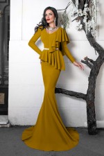 ROCHIE MANECA LUNGA VOLAN TALIE