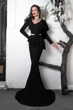 ROCHIE MANECA LUNGA VOLAN TALIE