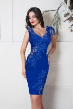 ROCHIE MANECA SCURTA DANTELA 3D