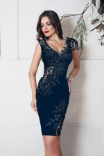 ROCHIE MANECA SCURTA DANTELA 3D