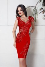 ROCHIE MANECA SCURTA DANTELA 3D