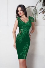 ROCHIE MANECA SCURTA DANTELA 3D