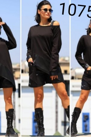 BLUZA ASIMETRICA CU COLTURI