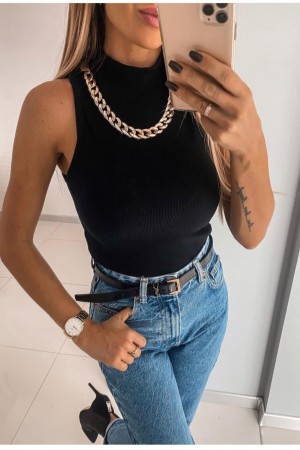 BLUZA CU COLIER