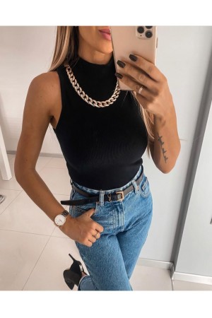 BLUZA CU COLIER
