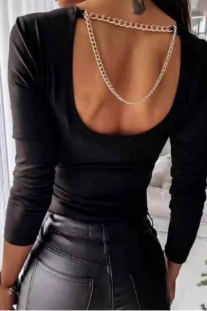 BLUZA DECOLTEU SPATE