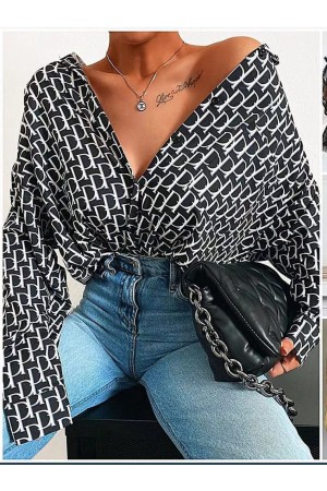 BLUZA CU PRINT