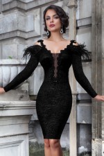 ROCHIE CONICA DANTELA
