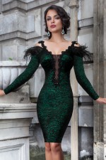 ROCHIE CONICA DANTELA