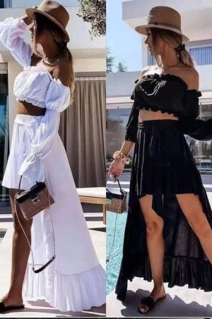 COMPLEU TOP+FUSTA ASIMTRICA
