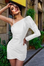 ROCHIE ELEGANTA CU UMAR BUFANT