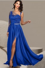 ROCHIE ELEGANTA CU FUSTA TAFTA SI BUST BRODERIE